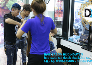 Trung tâm đào tạo nghề tóc Hair salon Đức Nguyễn chiêu sinh khóa học tháng 6/2018